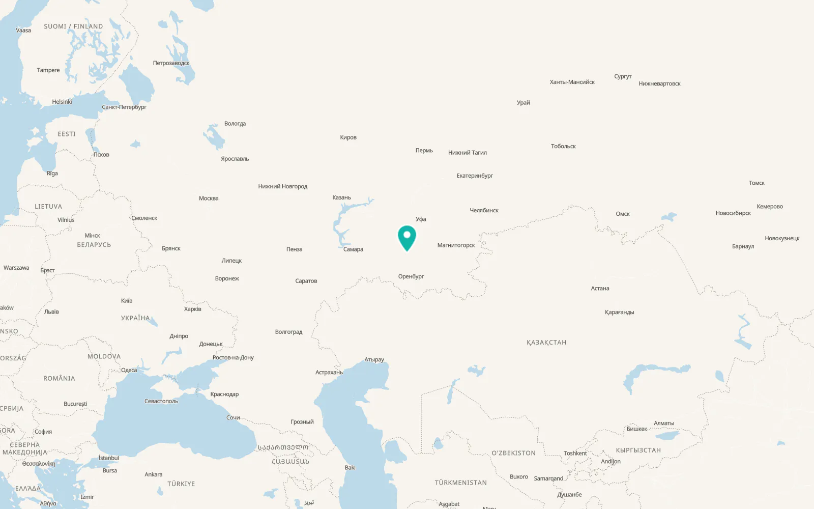 Map of Sharlyk