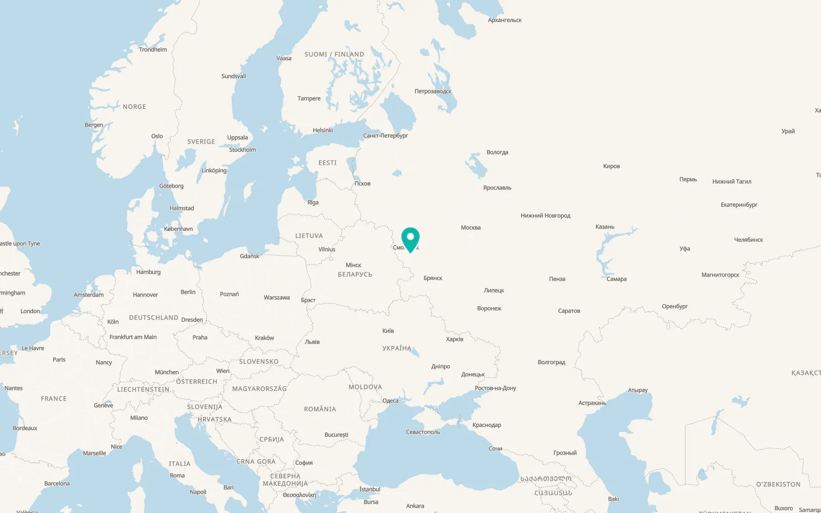 Map of Shatalovo