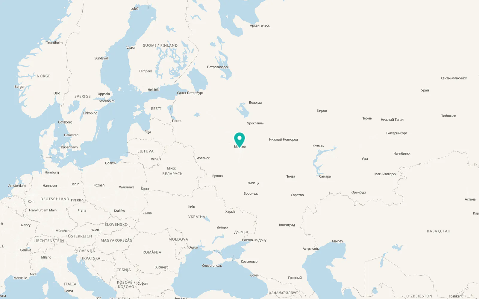 Map of Shcherbinka