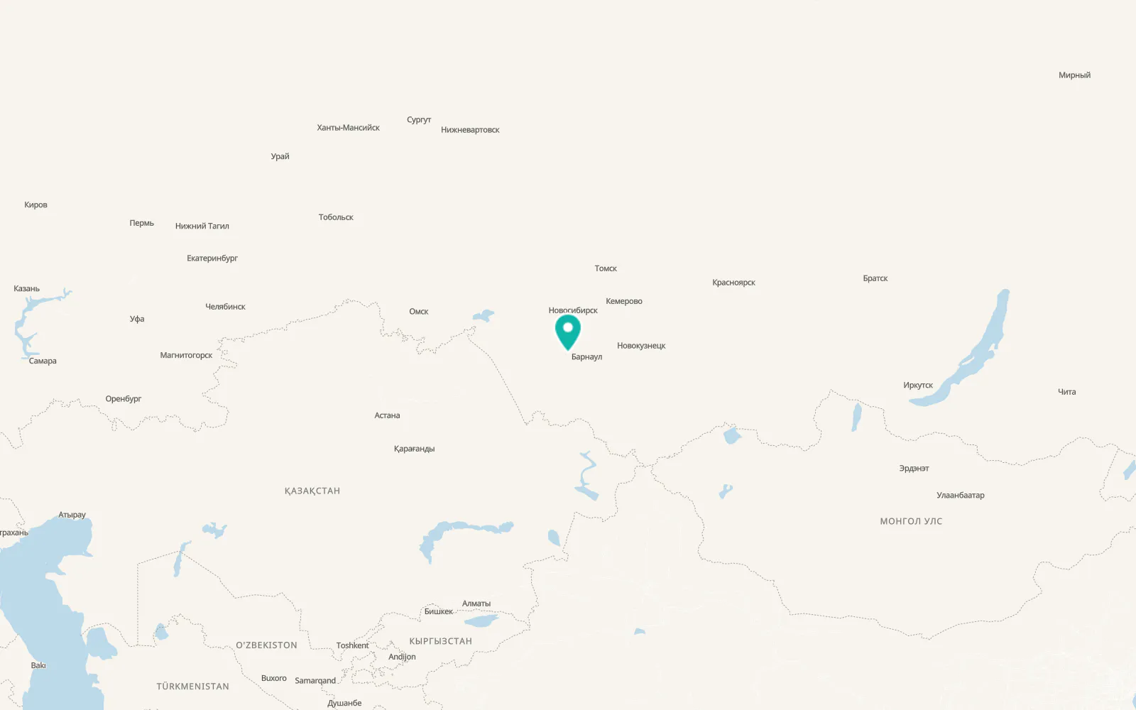 Map of Shelabolikha