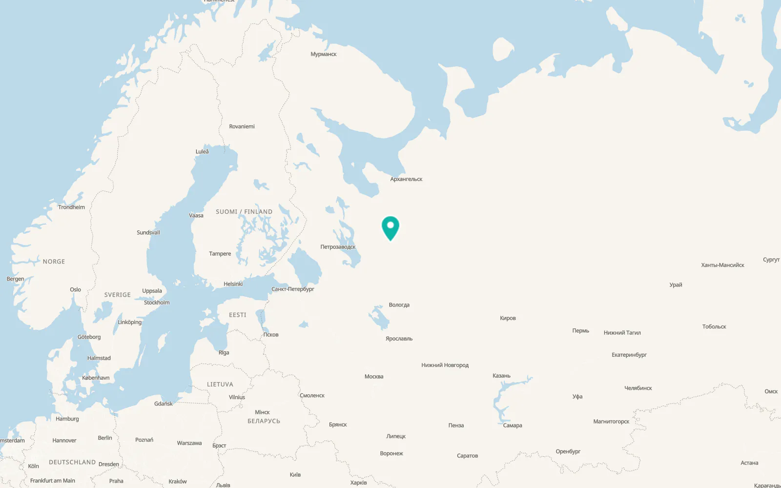 Map of Shelokhovskaya