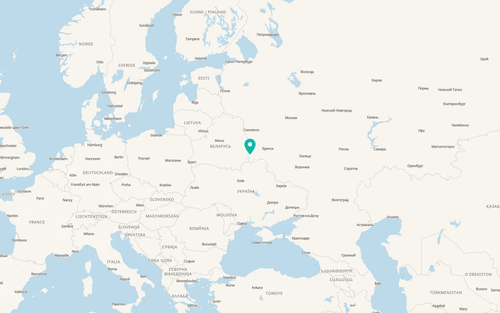 Map of Shelomy