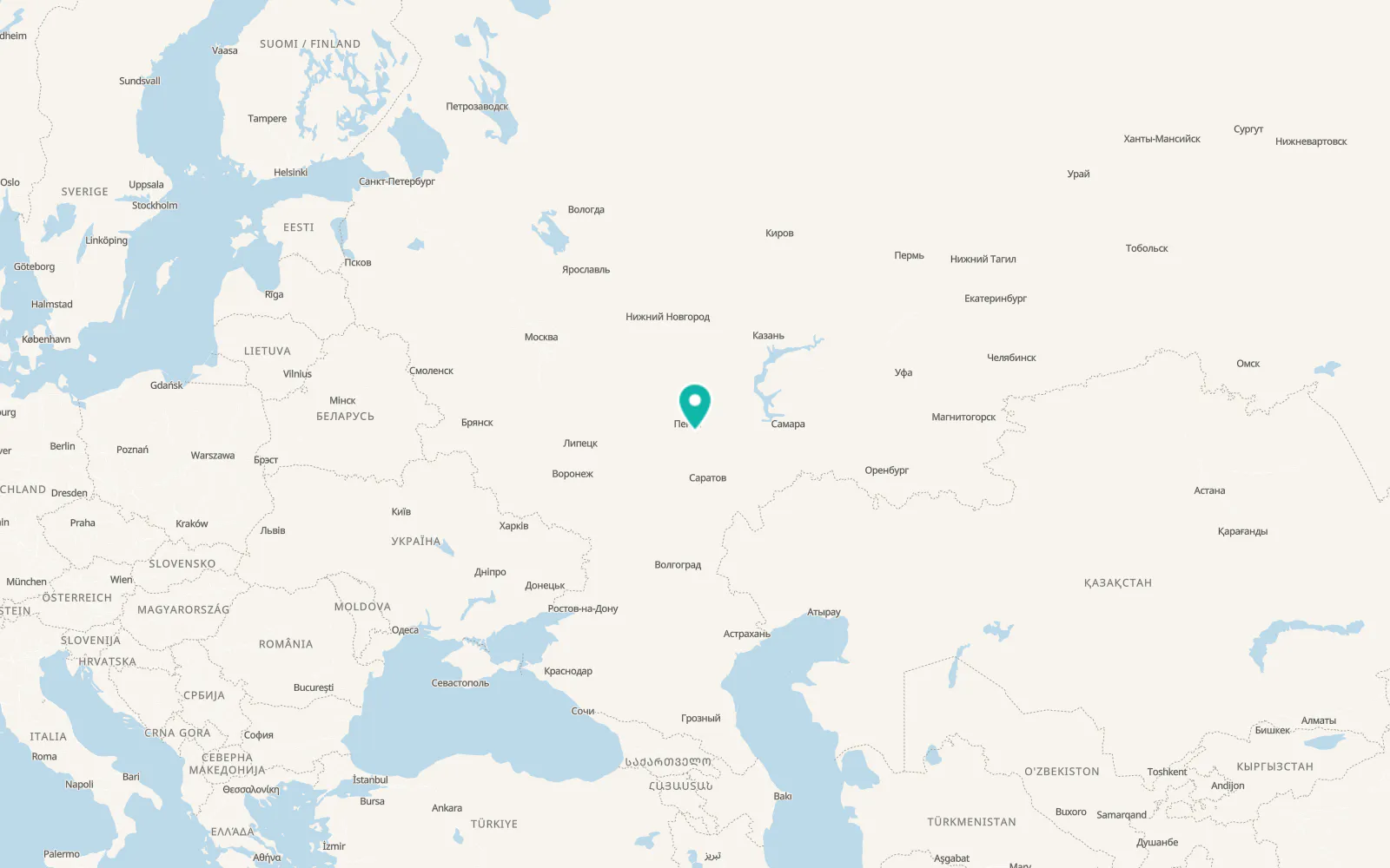 Map of Shemysheyka