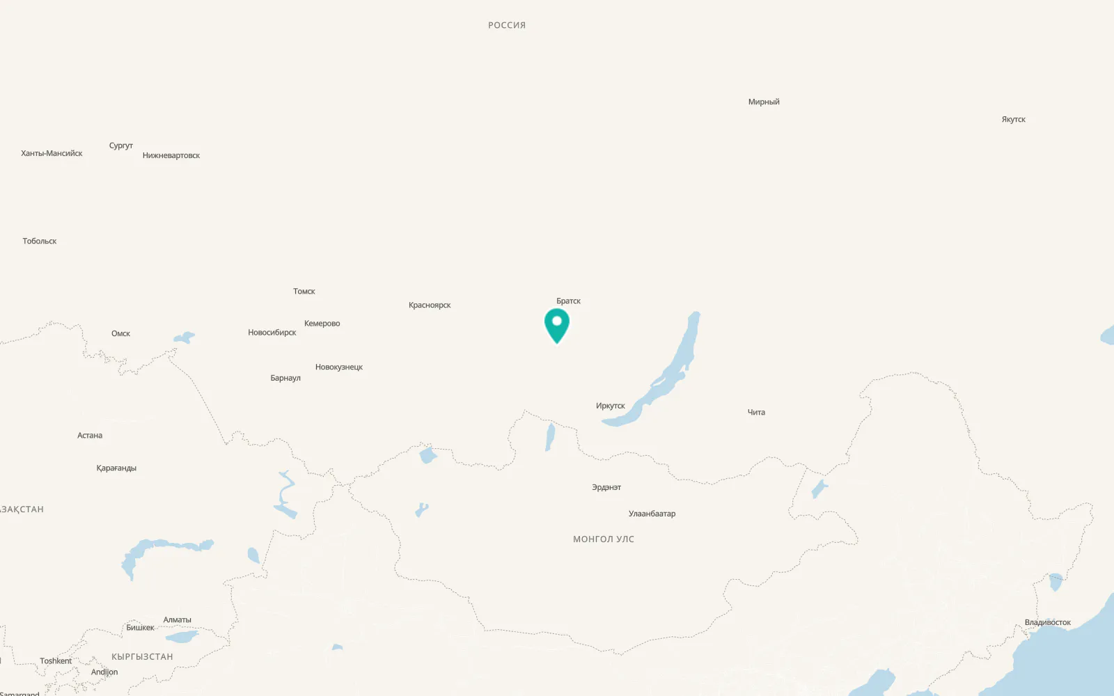 Map of Sheragul