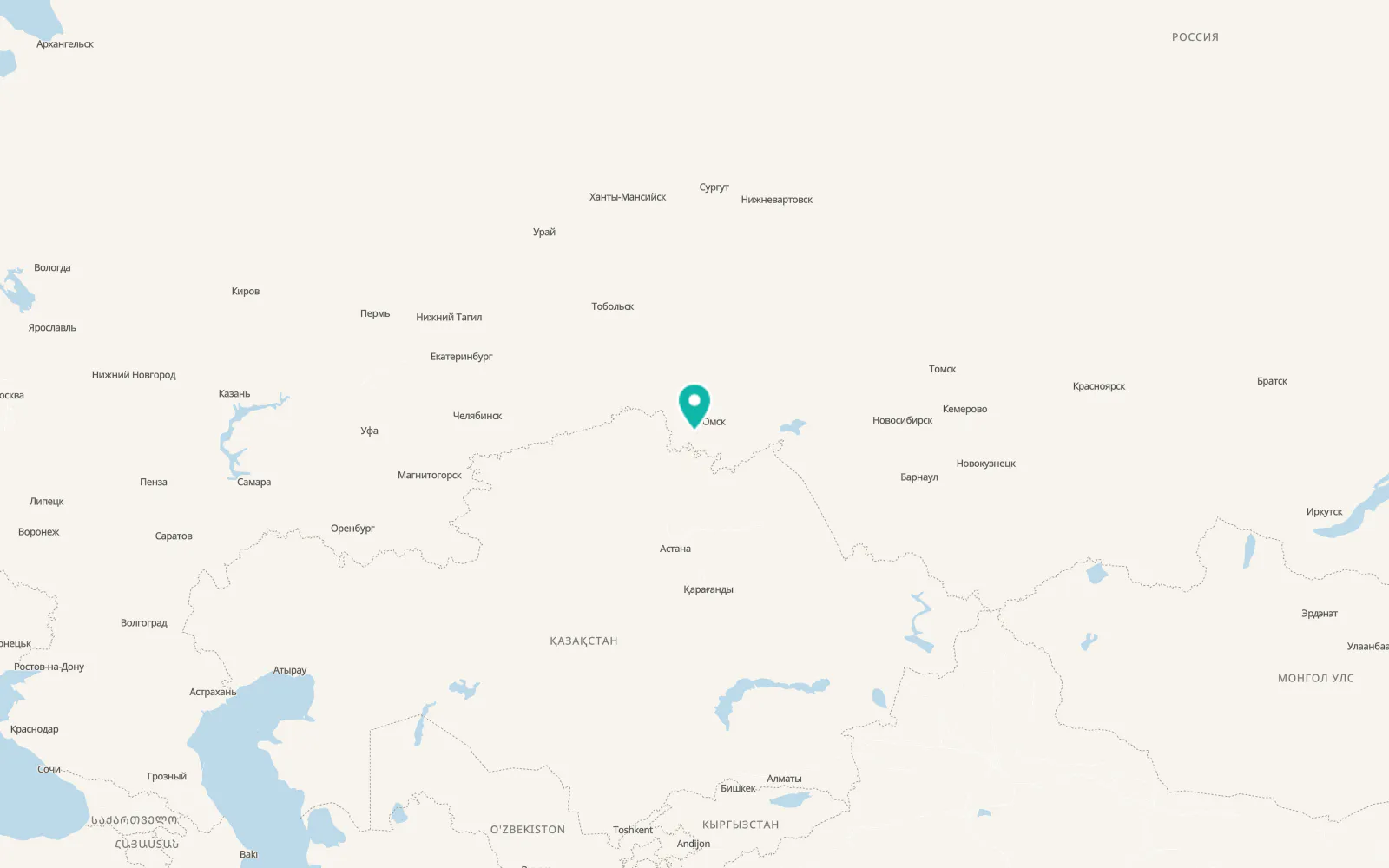 Map of Sherbakul’