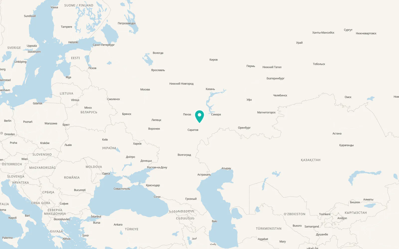 Map of Shikhany