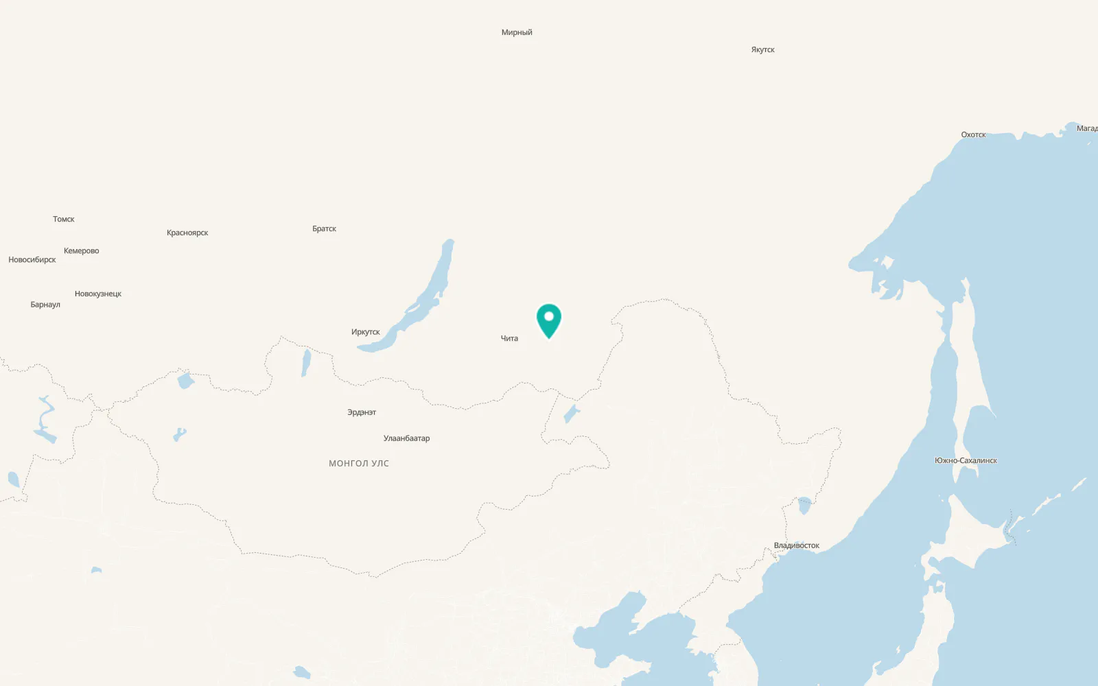 Map of Shilka