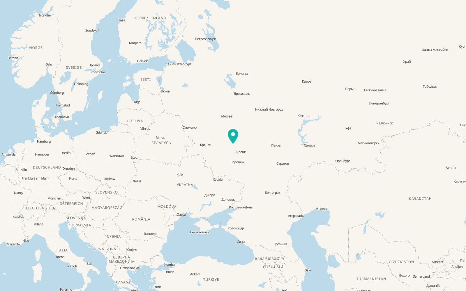 Map of Shilovo