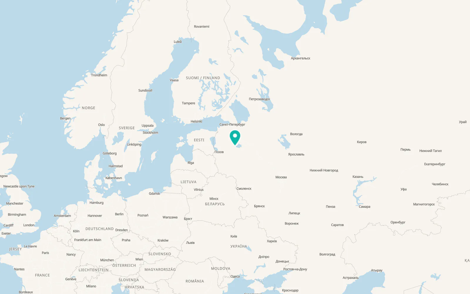 Map of Shimsk