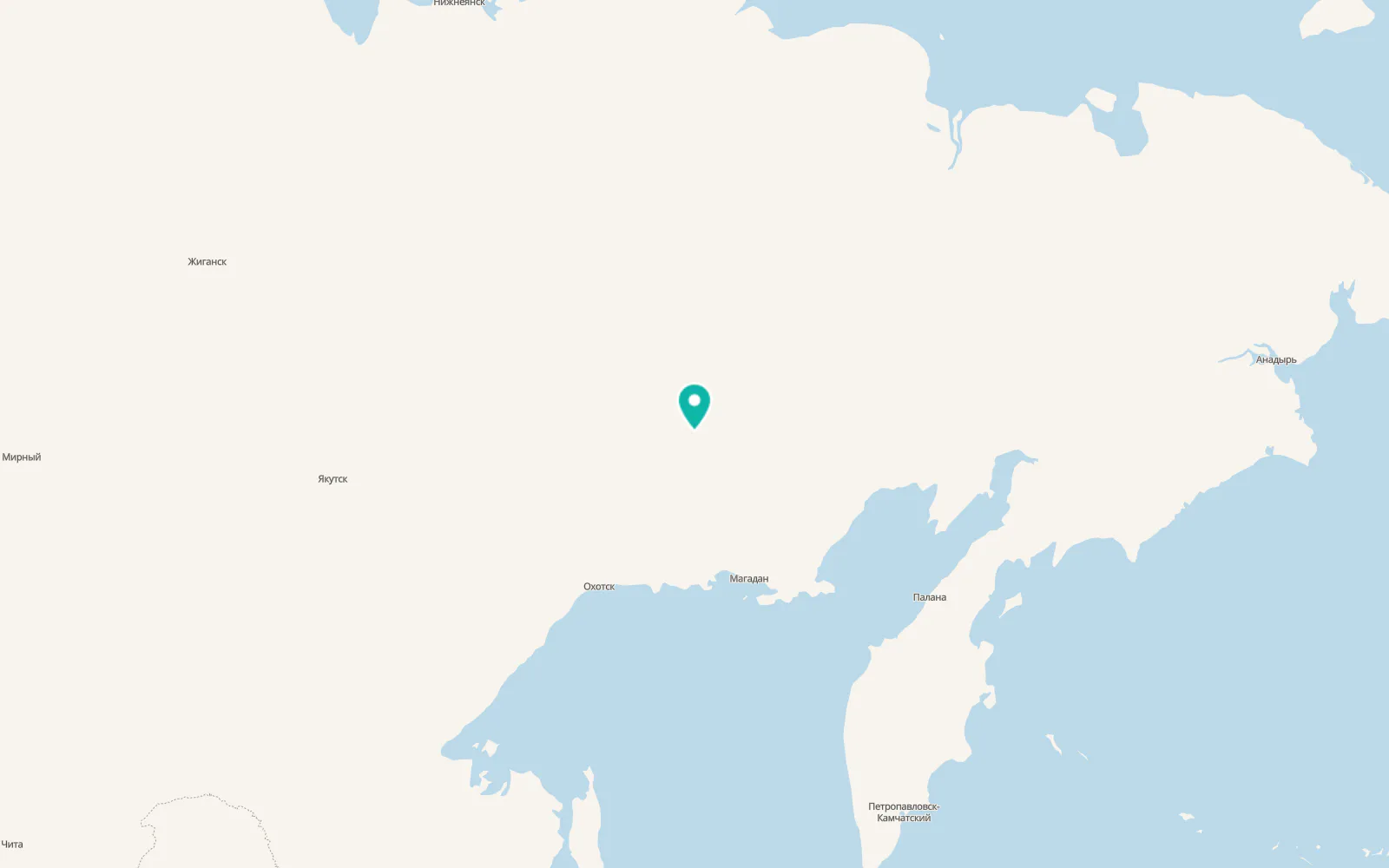 Map of Shirokiy