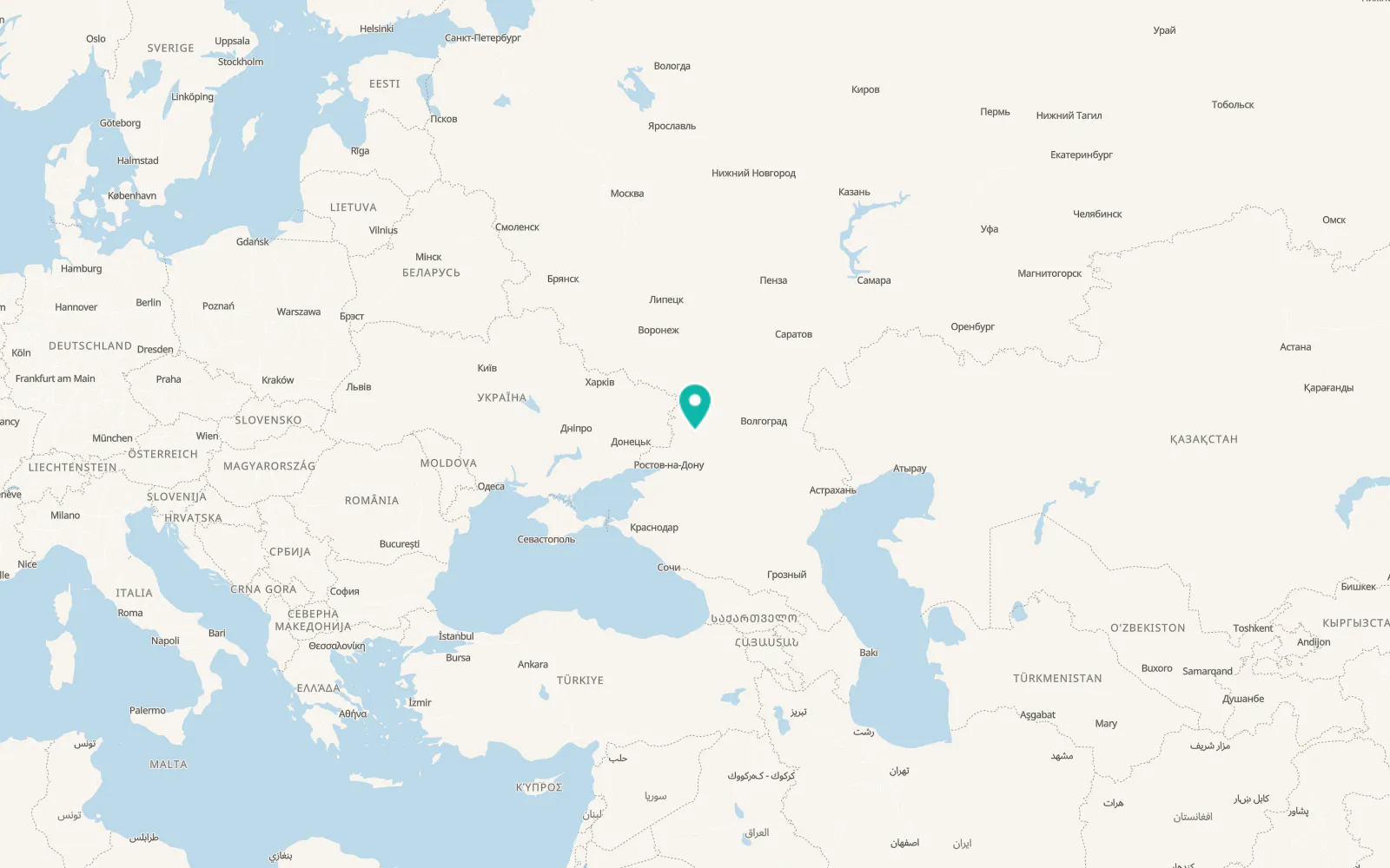 Map of Sholokhovskiy