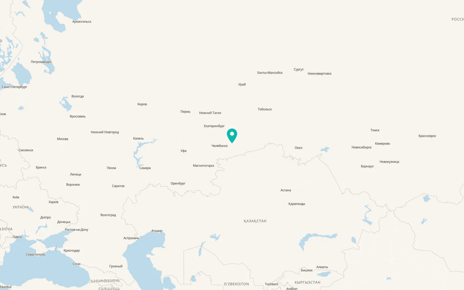 Map of Shumikha