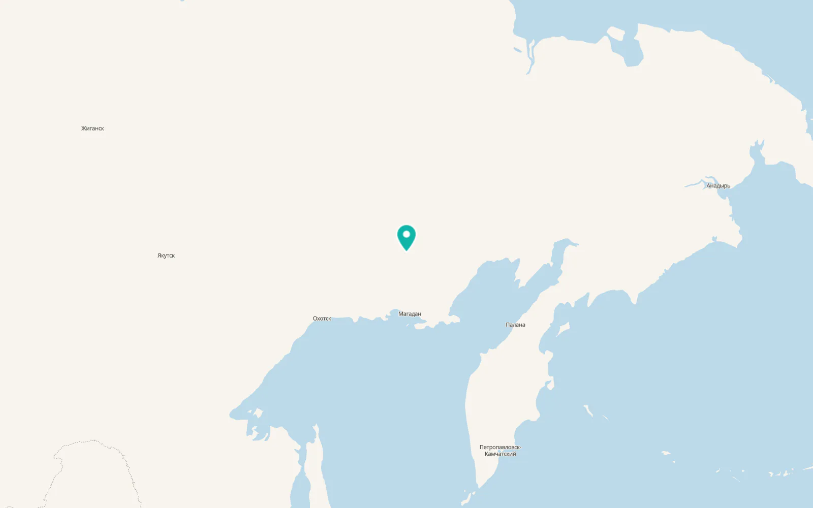 Map of Sinegor'ye