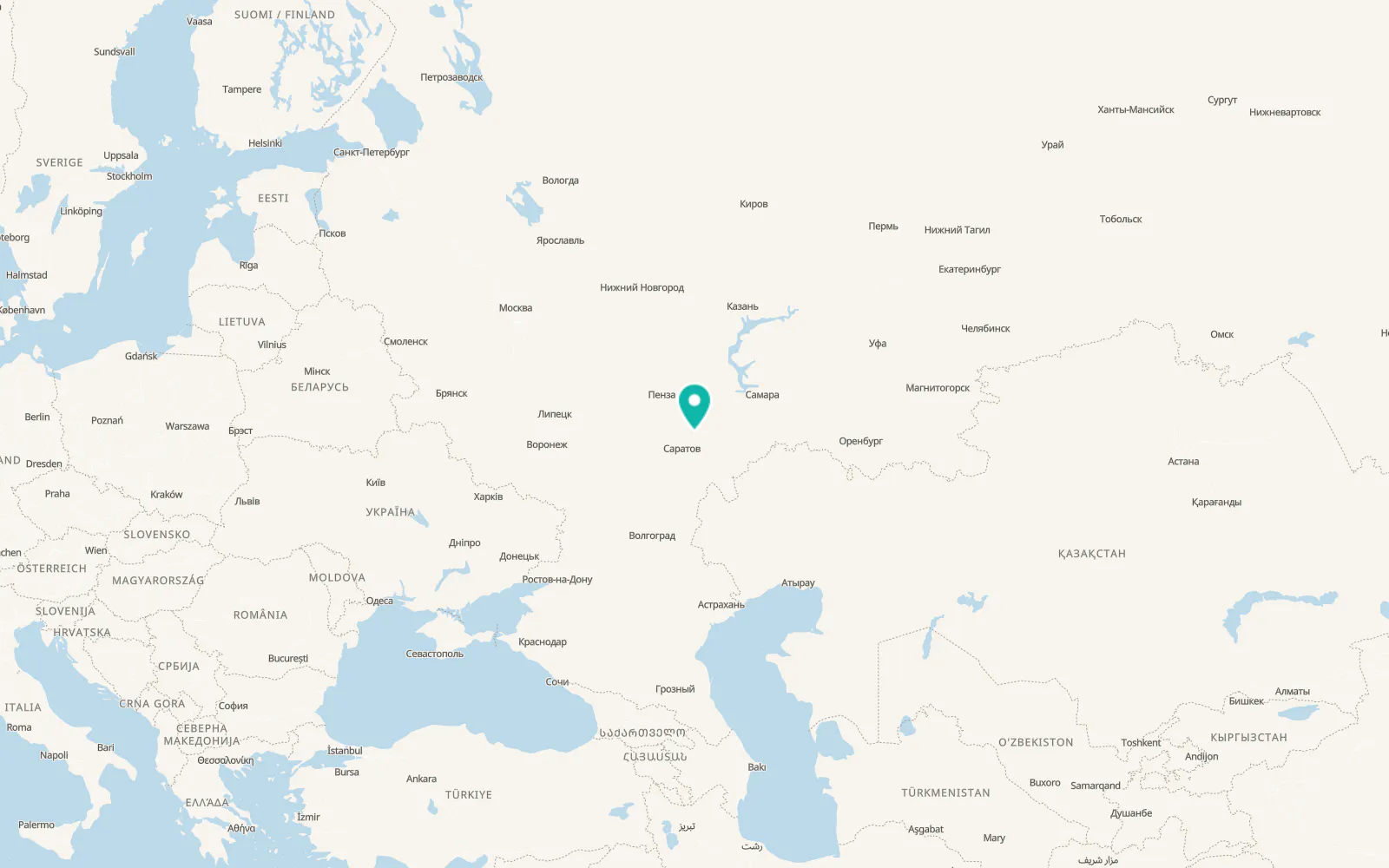 Map of Sinodskoye