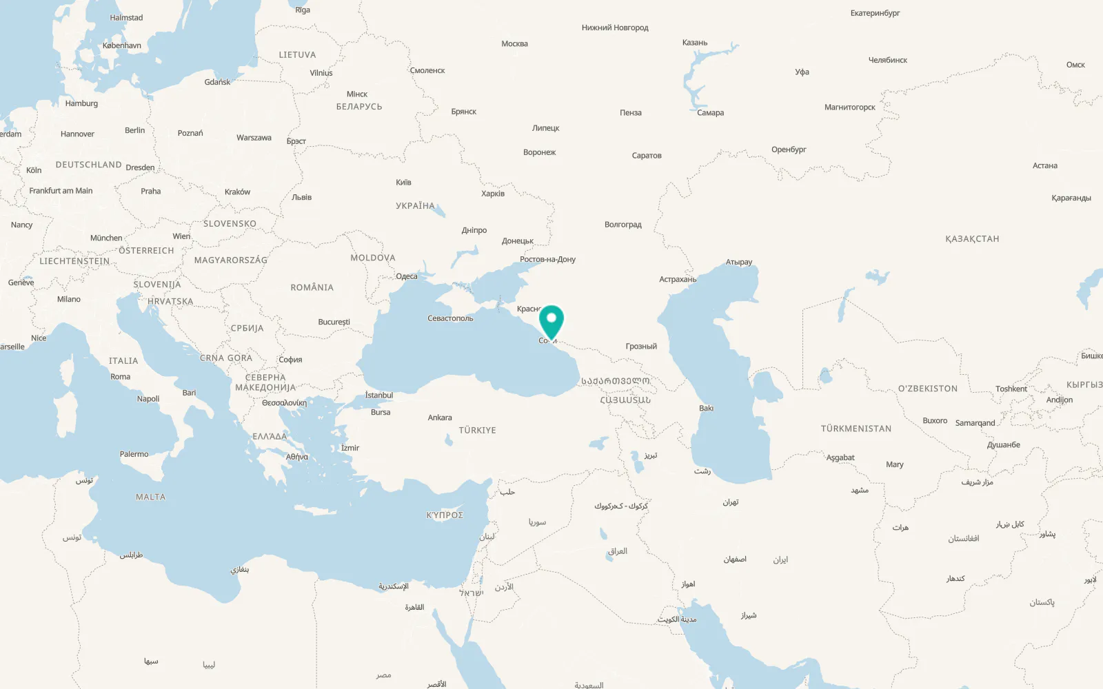 Map of Sirius