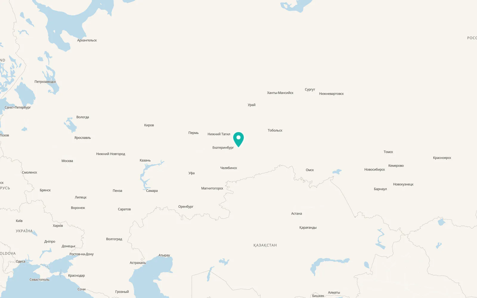 Map of Skatinskoye