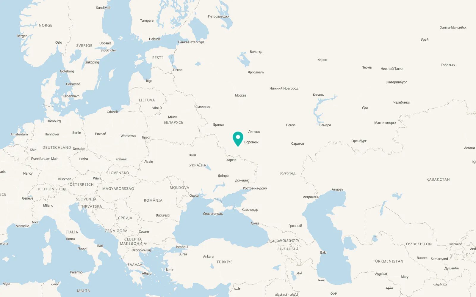 Map of Skorodnoye
