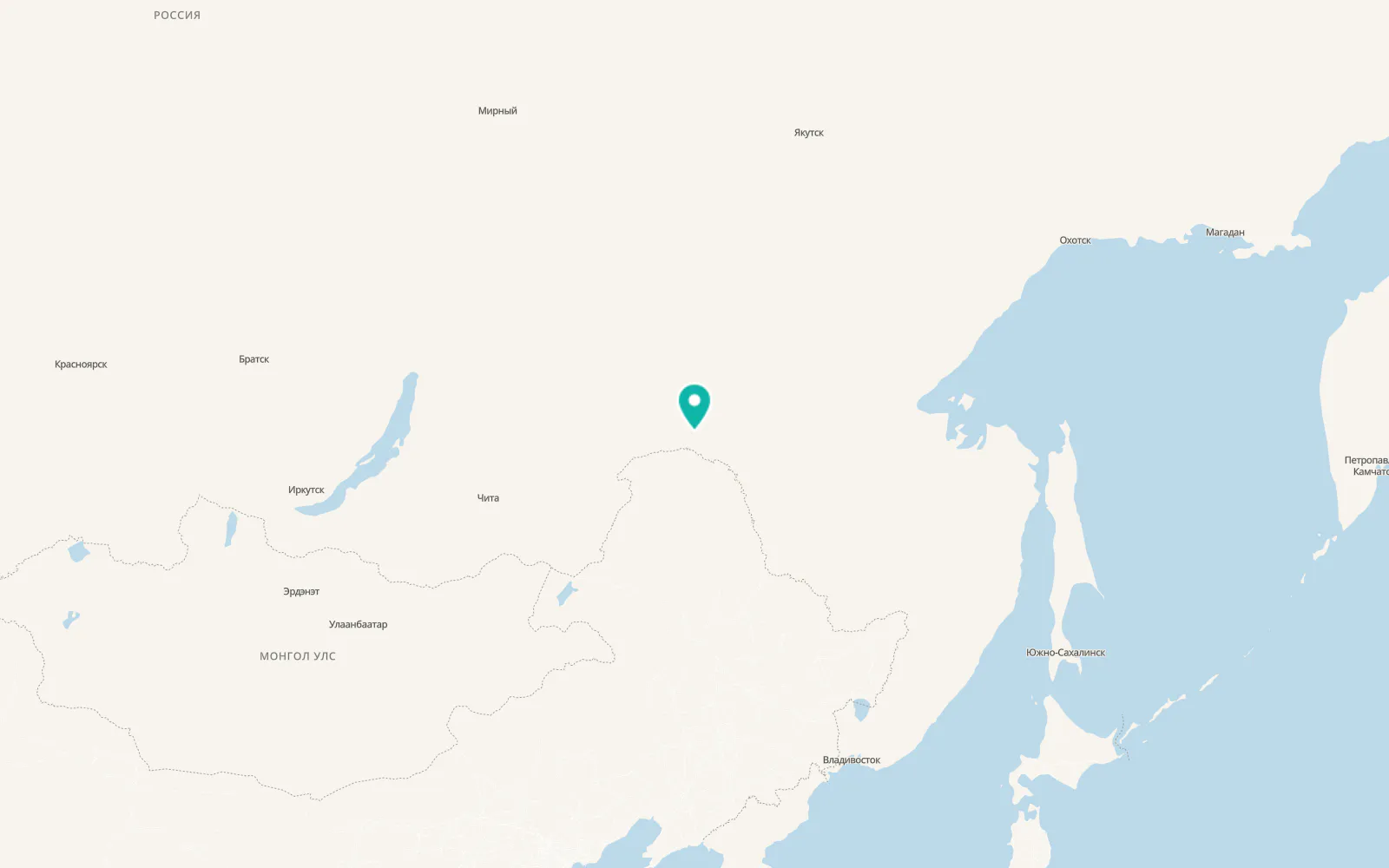 Map of Skovorodino