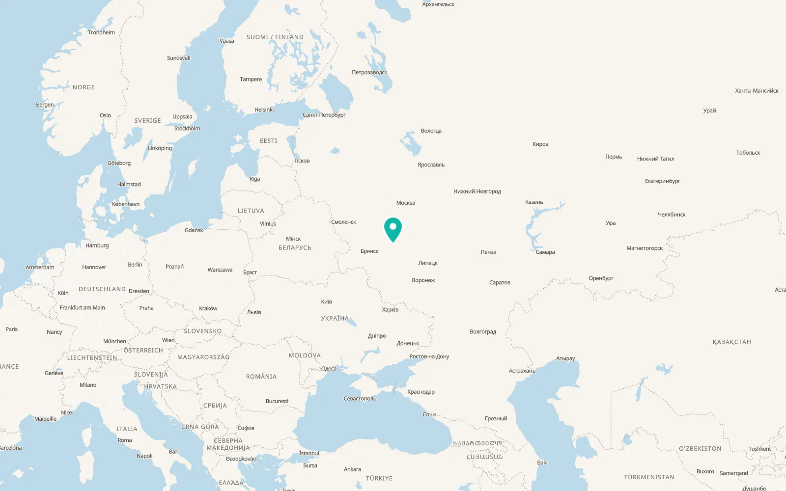 Map of Slavniy