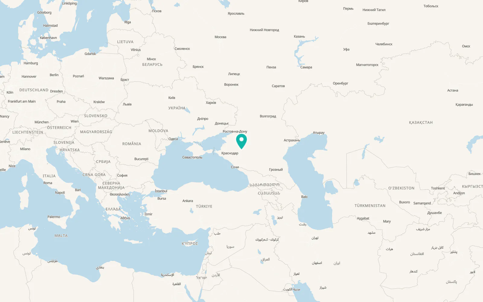 Map of Sokolovskoye