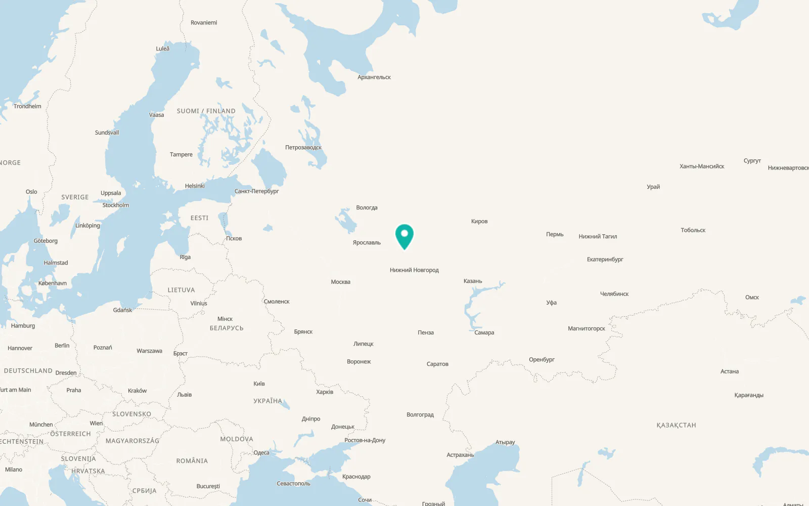 Map of Sokol’skoye