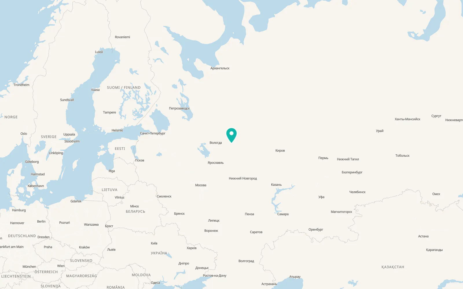 Map of Soligalich