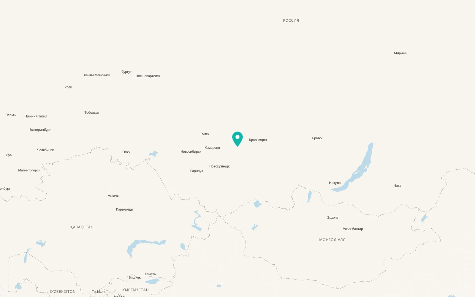Map of Solnechnyy