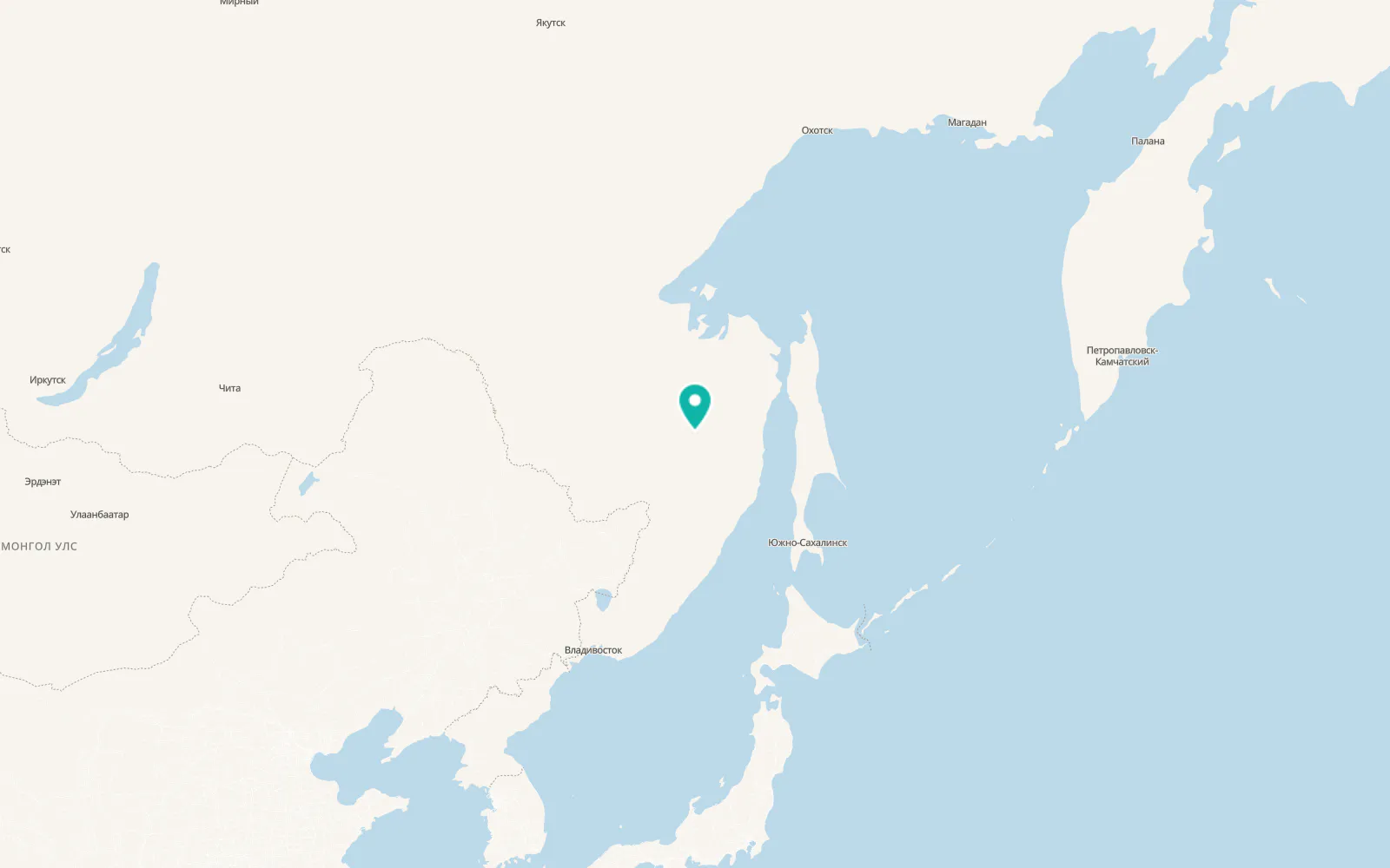 Map of Solnechnyy
