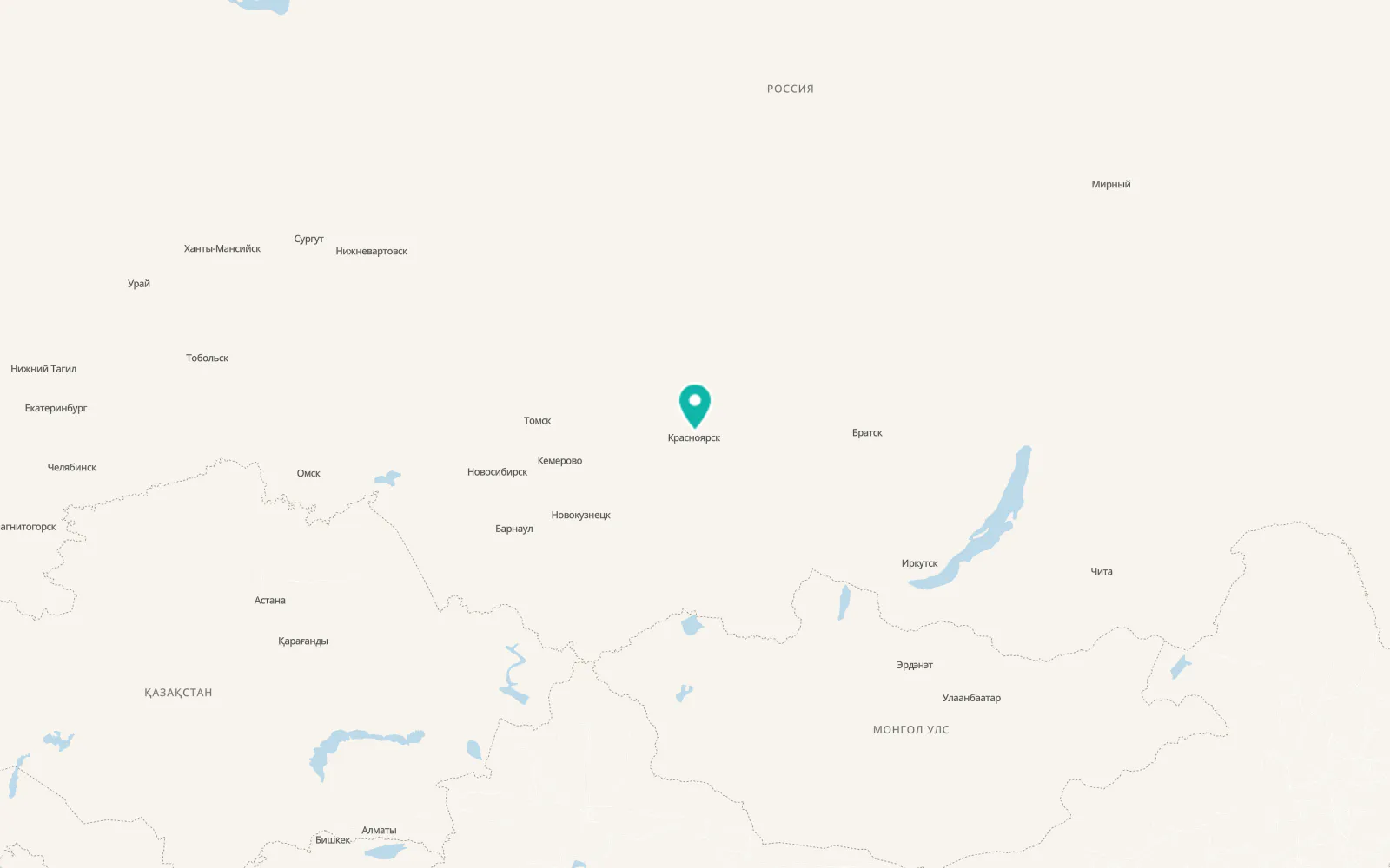 Map of Solnechnyy