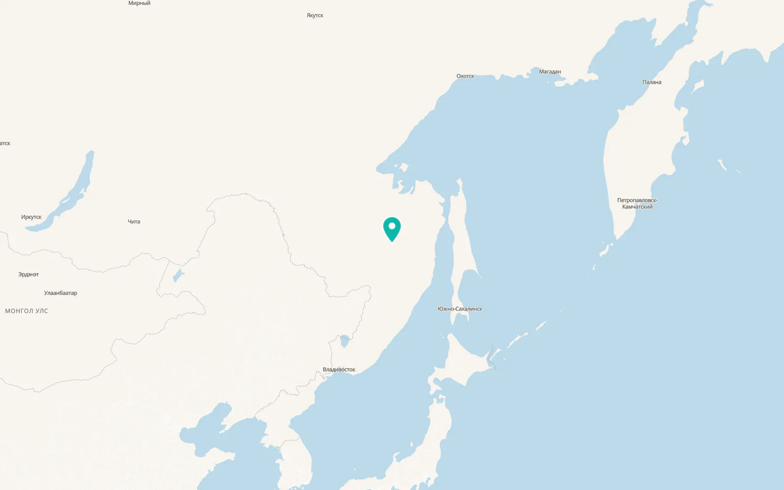Map of Solnechnyy