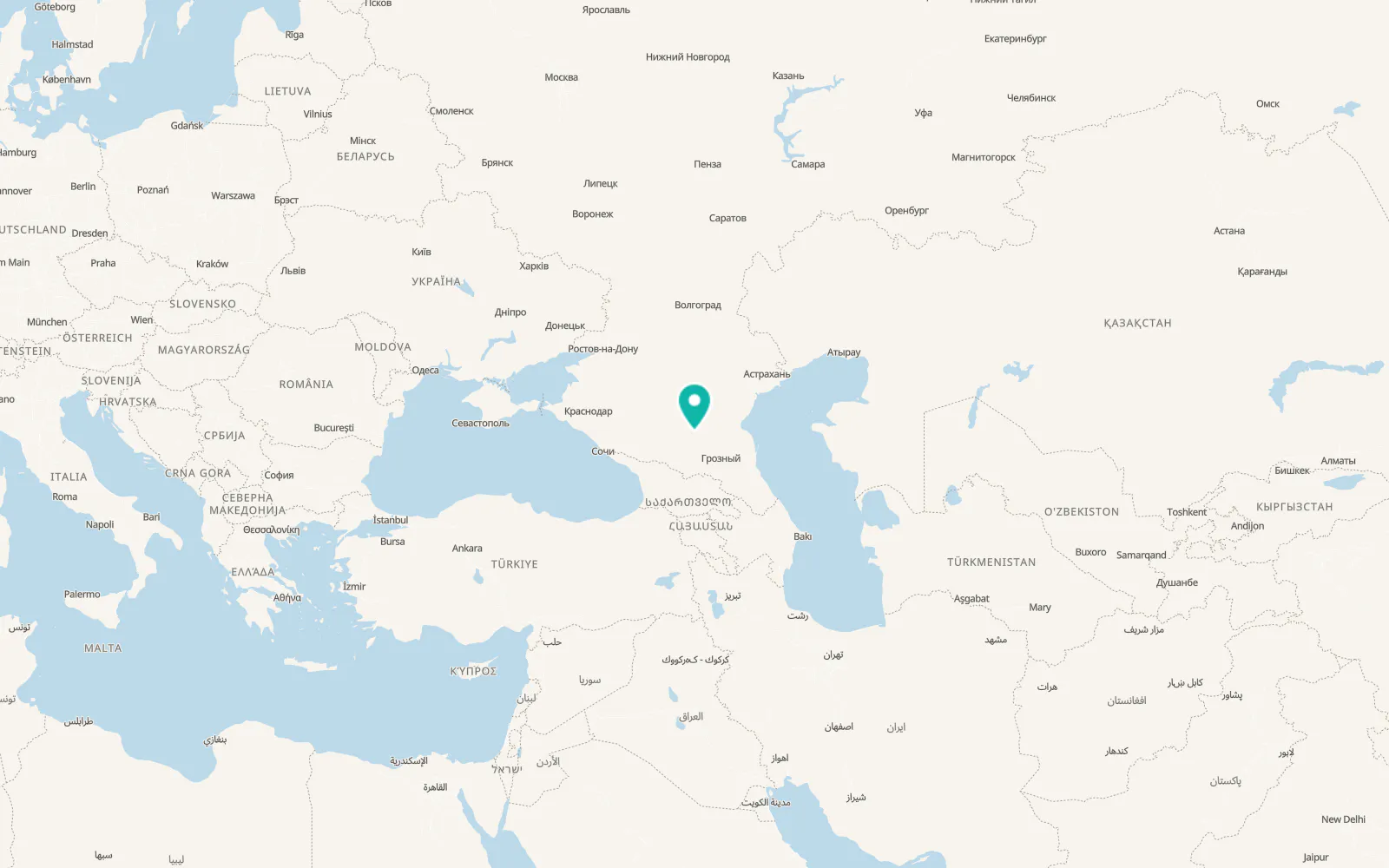 Map of Solomenskoye