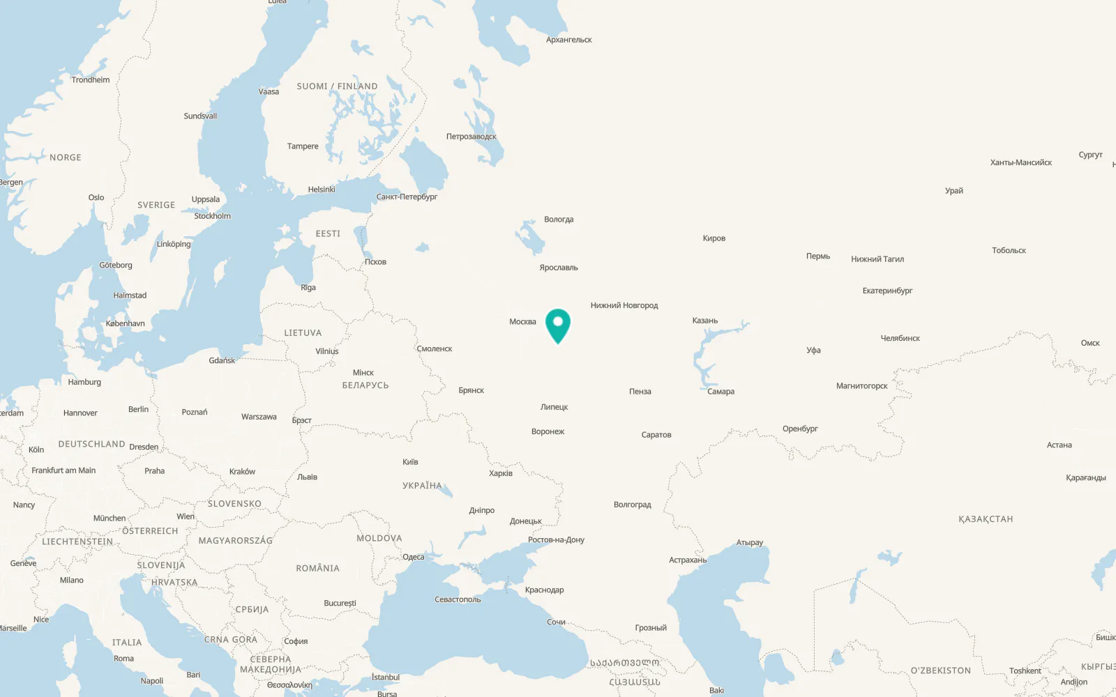 Map of Solotcha