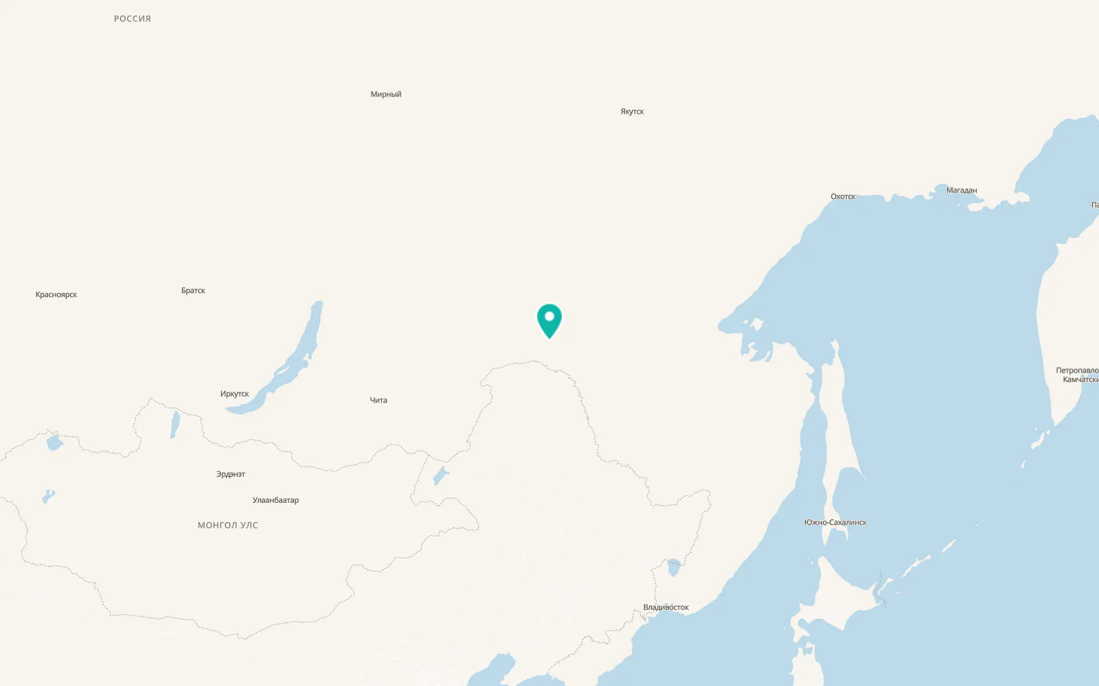 Map of Solovjevsk