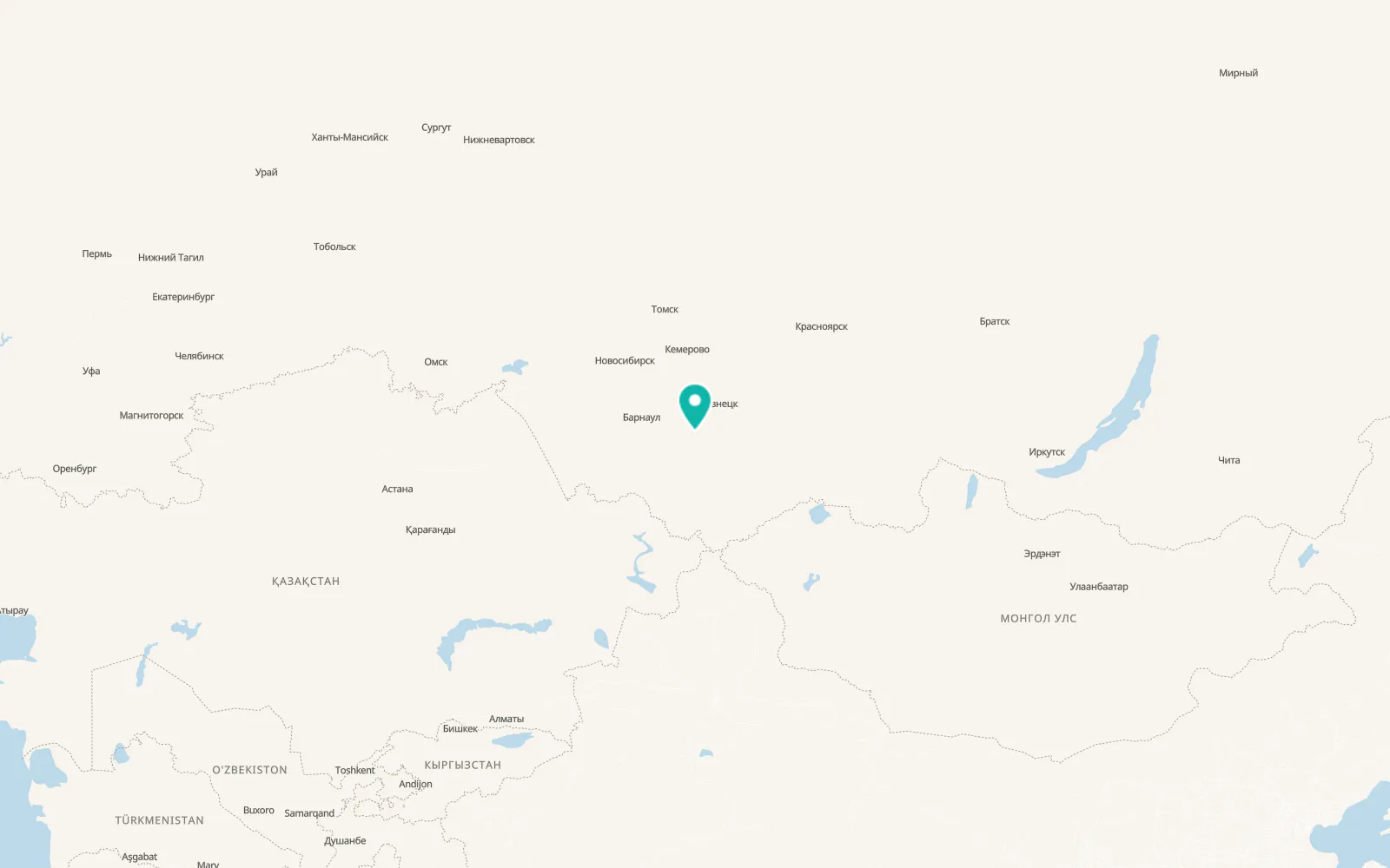 Map of Solton