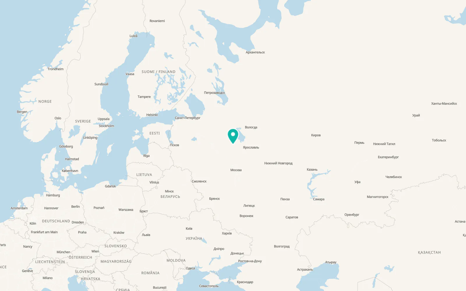 Map of Sonkovo