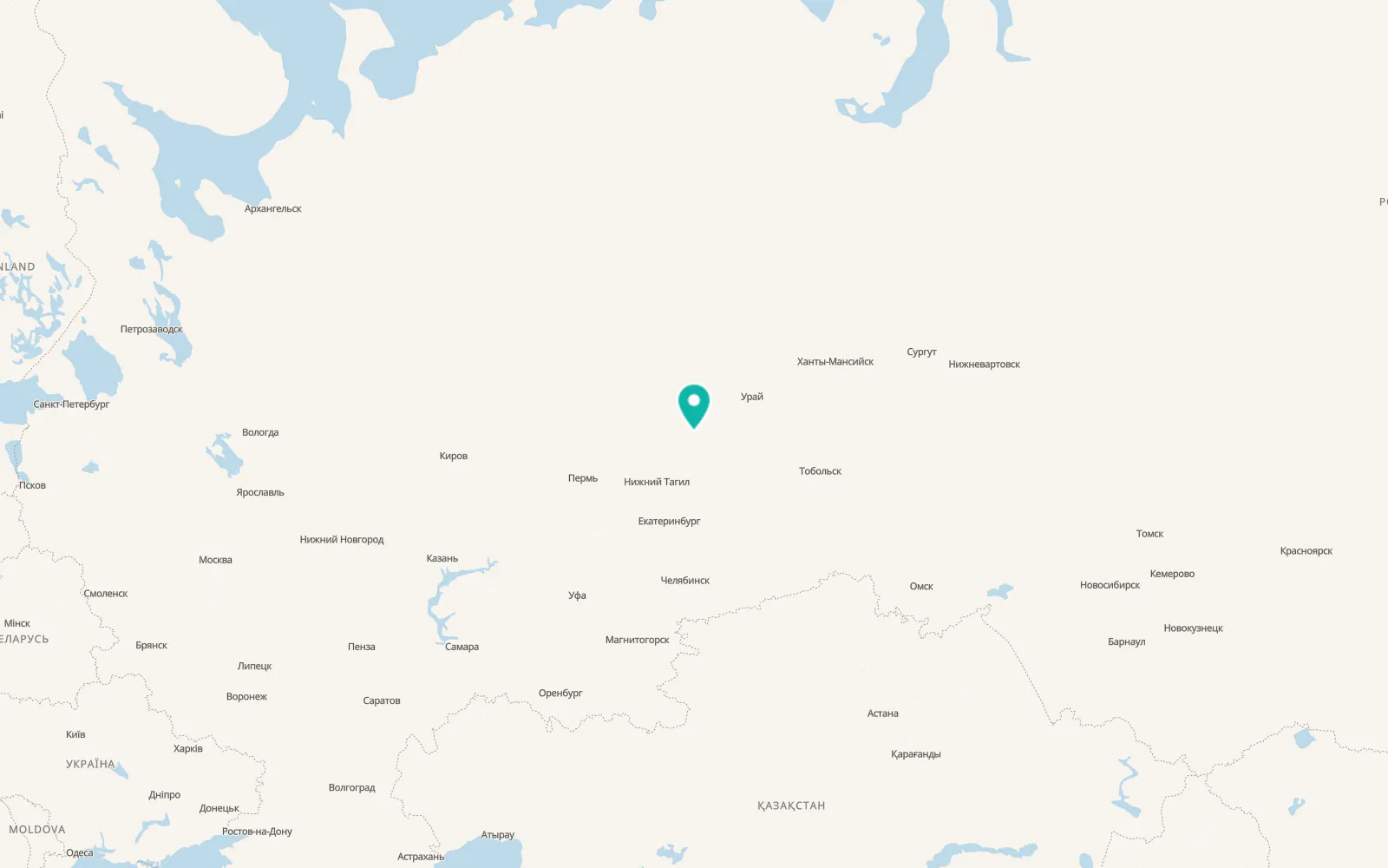 Map of Sos’va