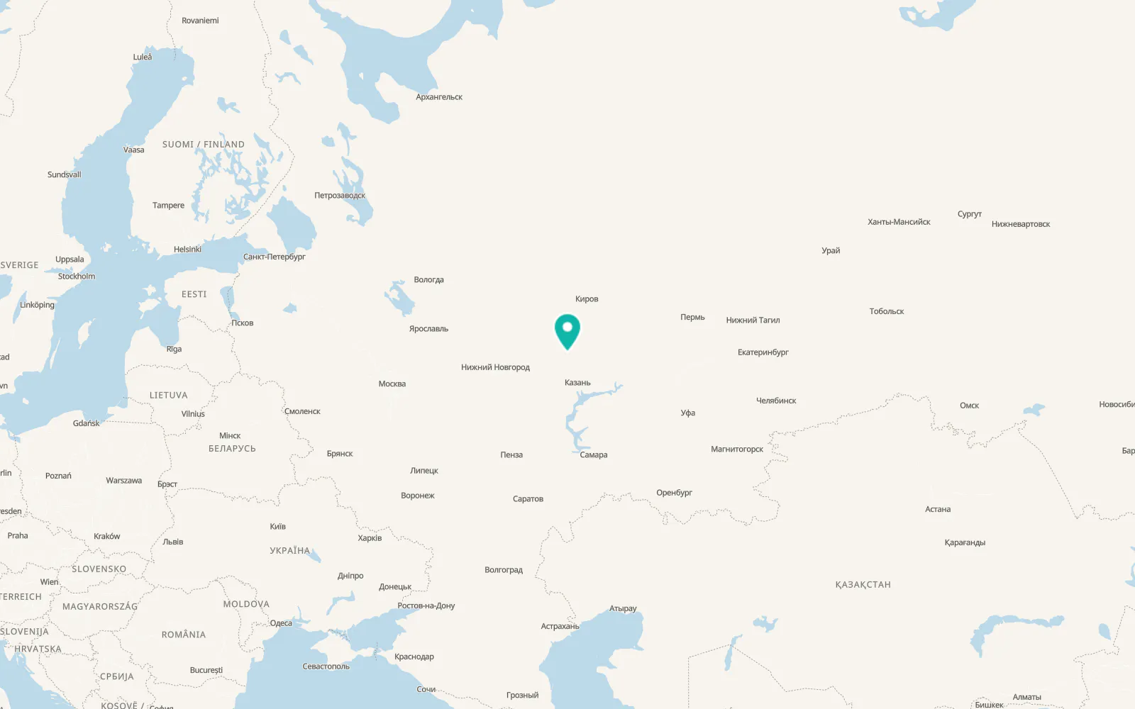 Map of Sovetskiy