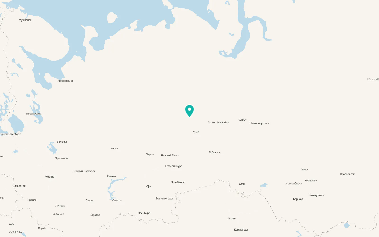 Map of Sovetskiy