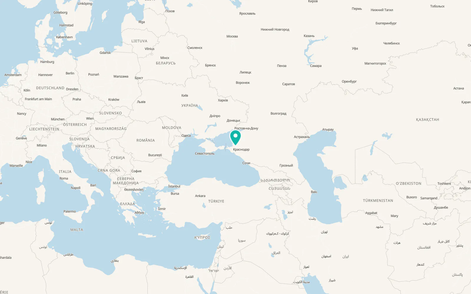 Map of Sovkhoznyy