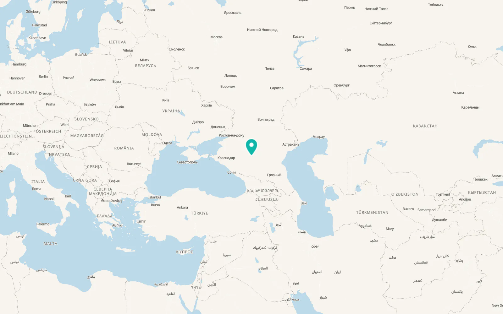 Map of Spitsevka