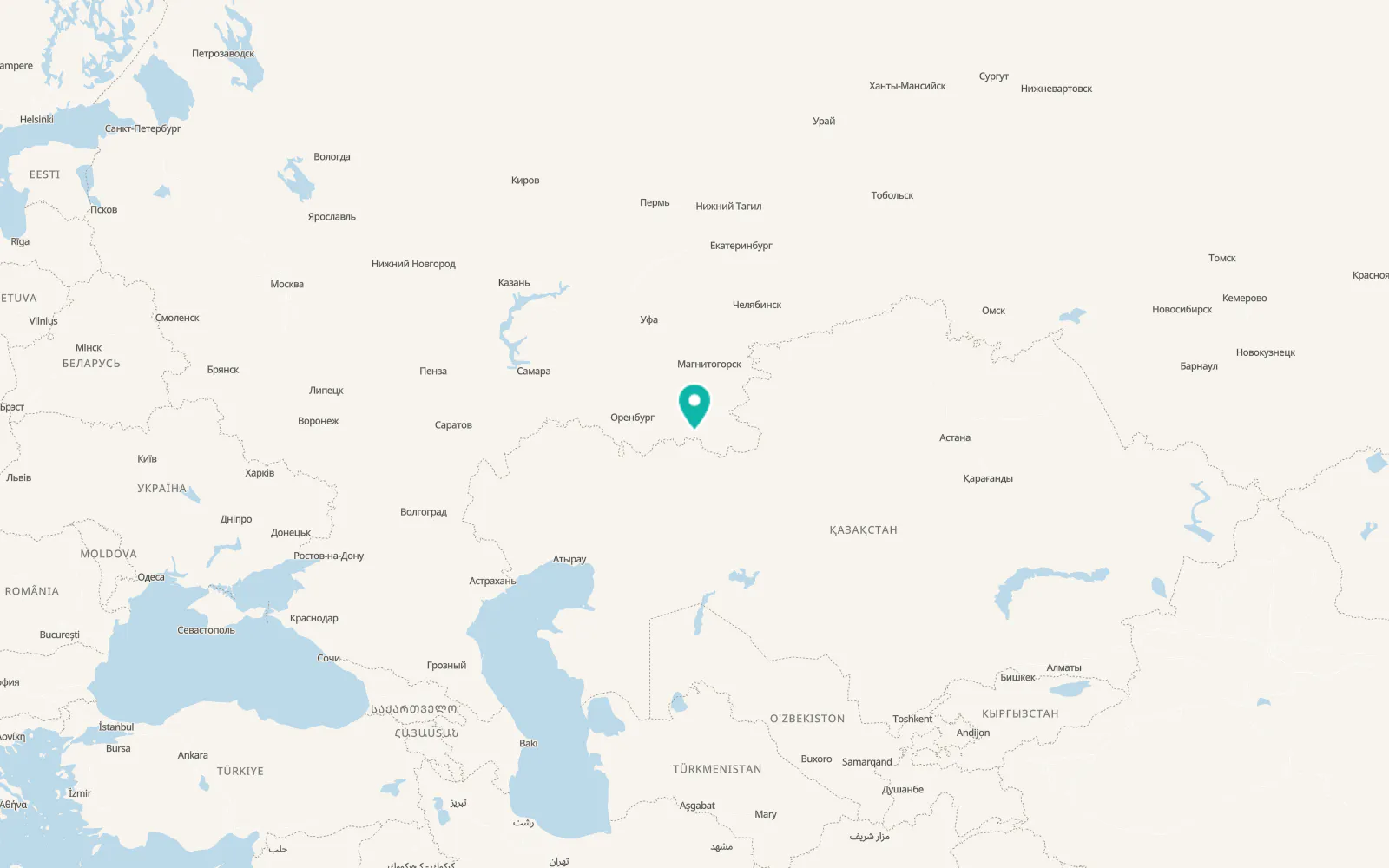 Map of Staraya Akkermanovka