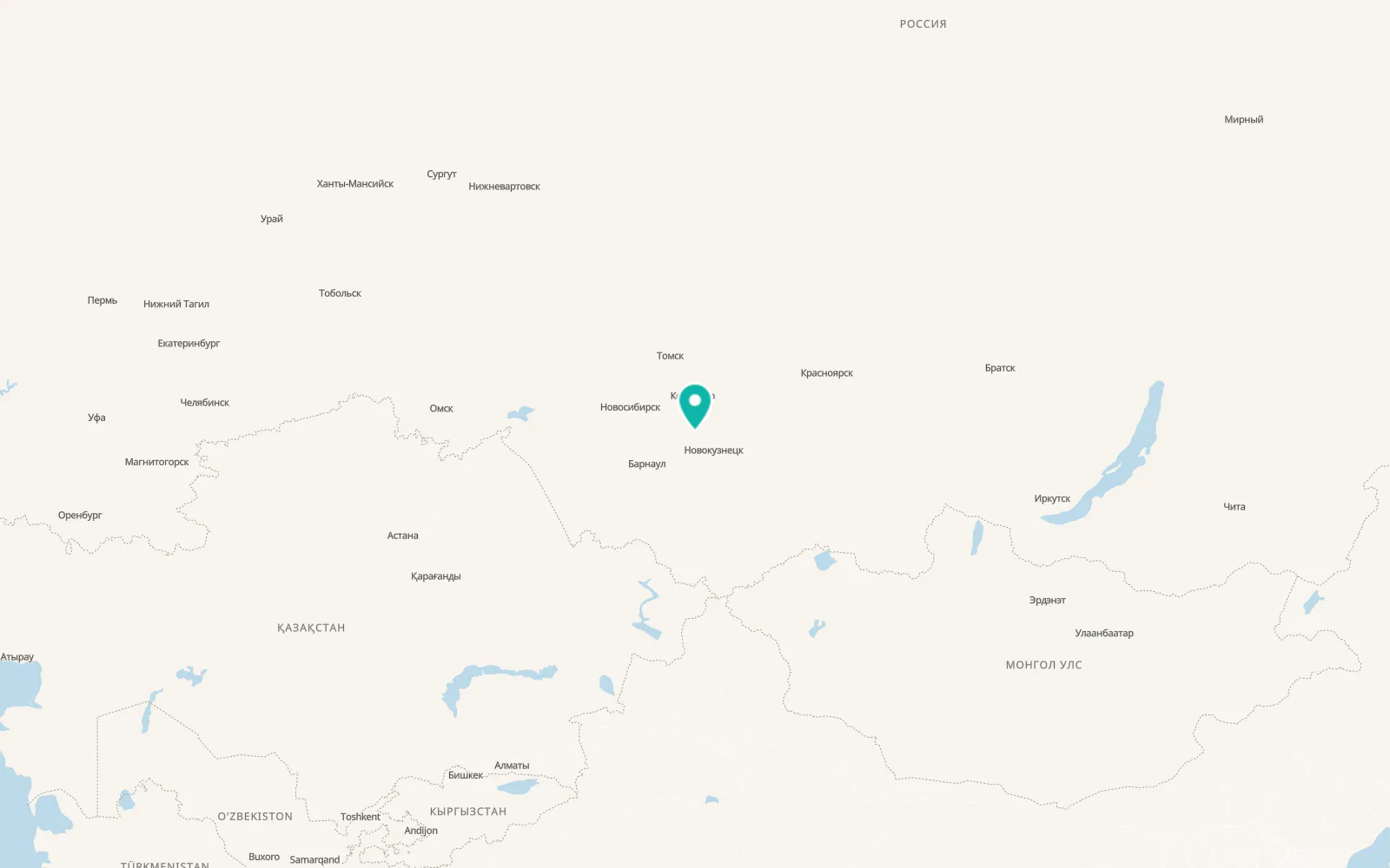 Map of Starobachaty