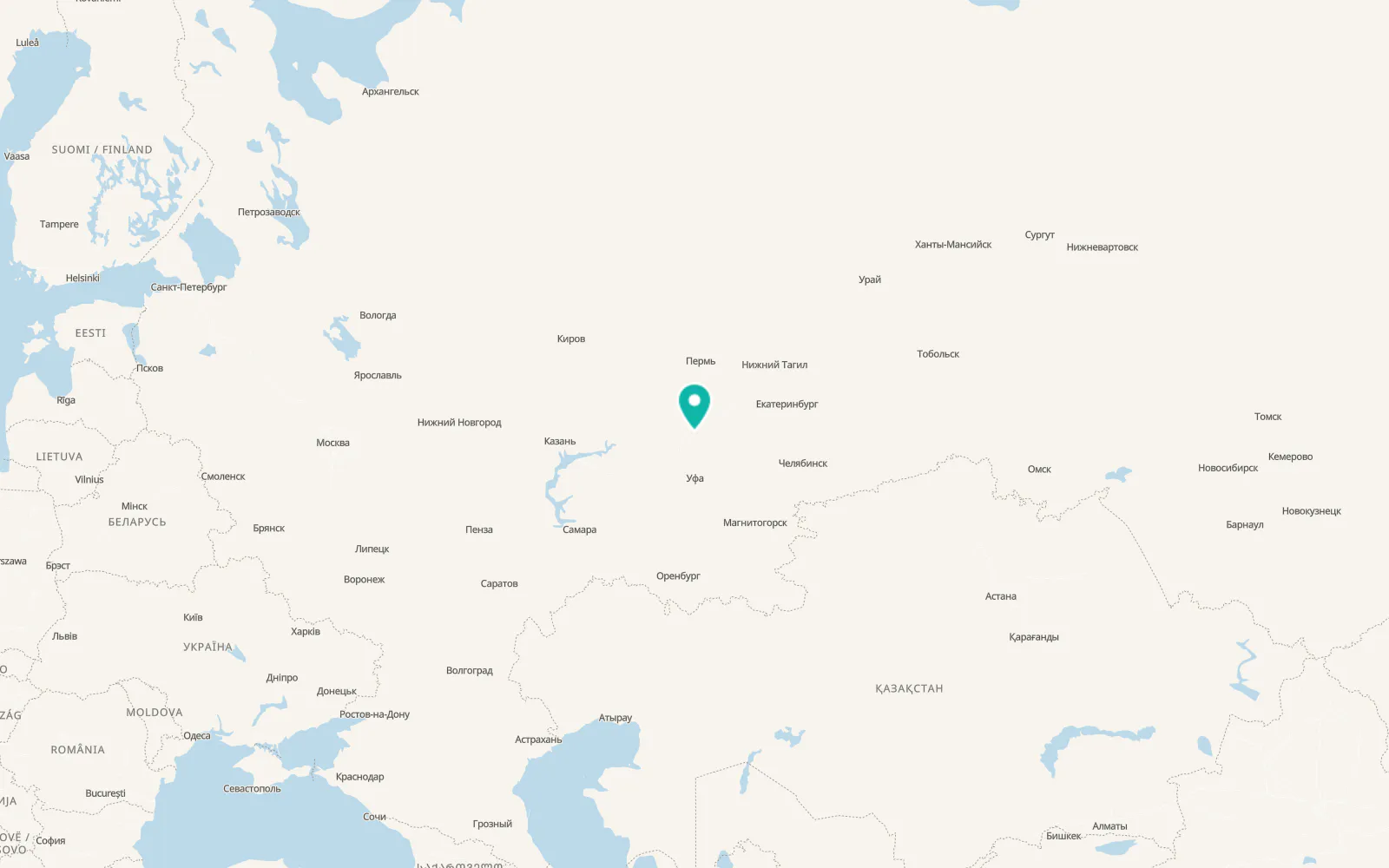 Map of Starobaltachevo
