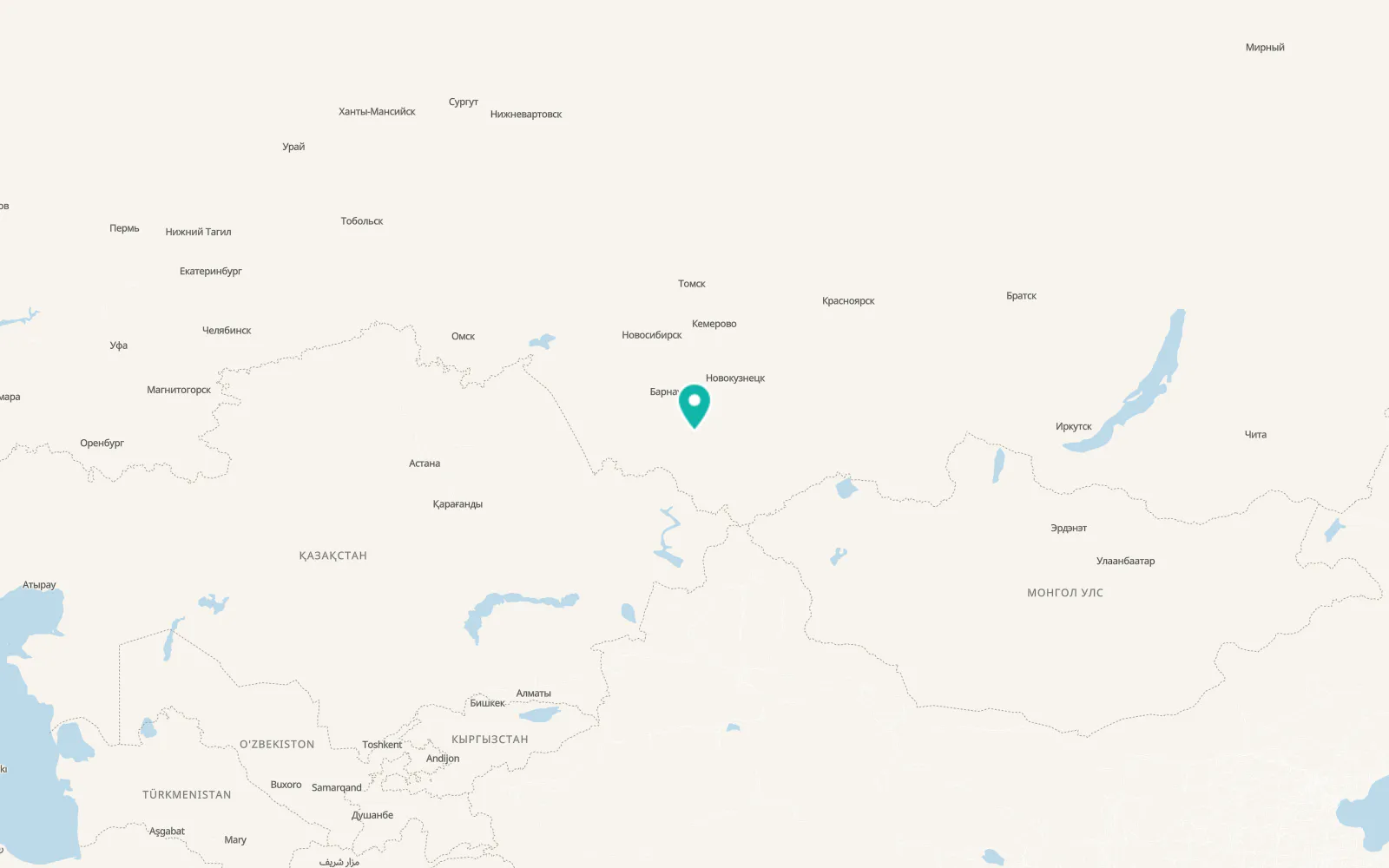 Map of Starobelokurikha