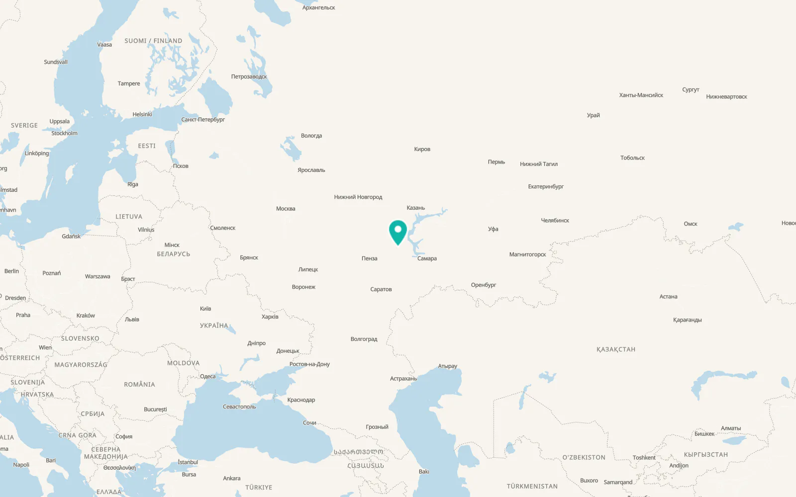 Map of Starotimoshkino