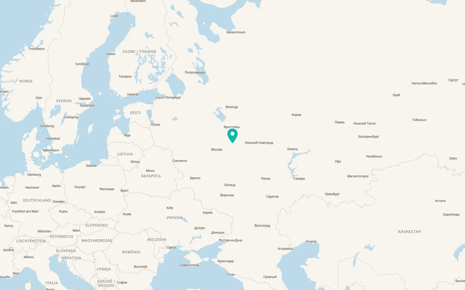 Map of Stavrovo