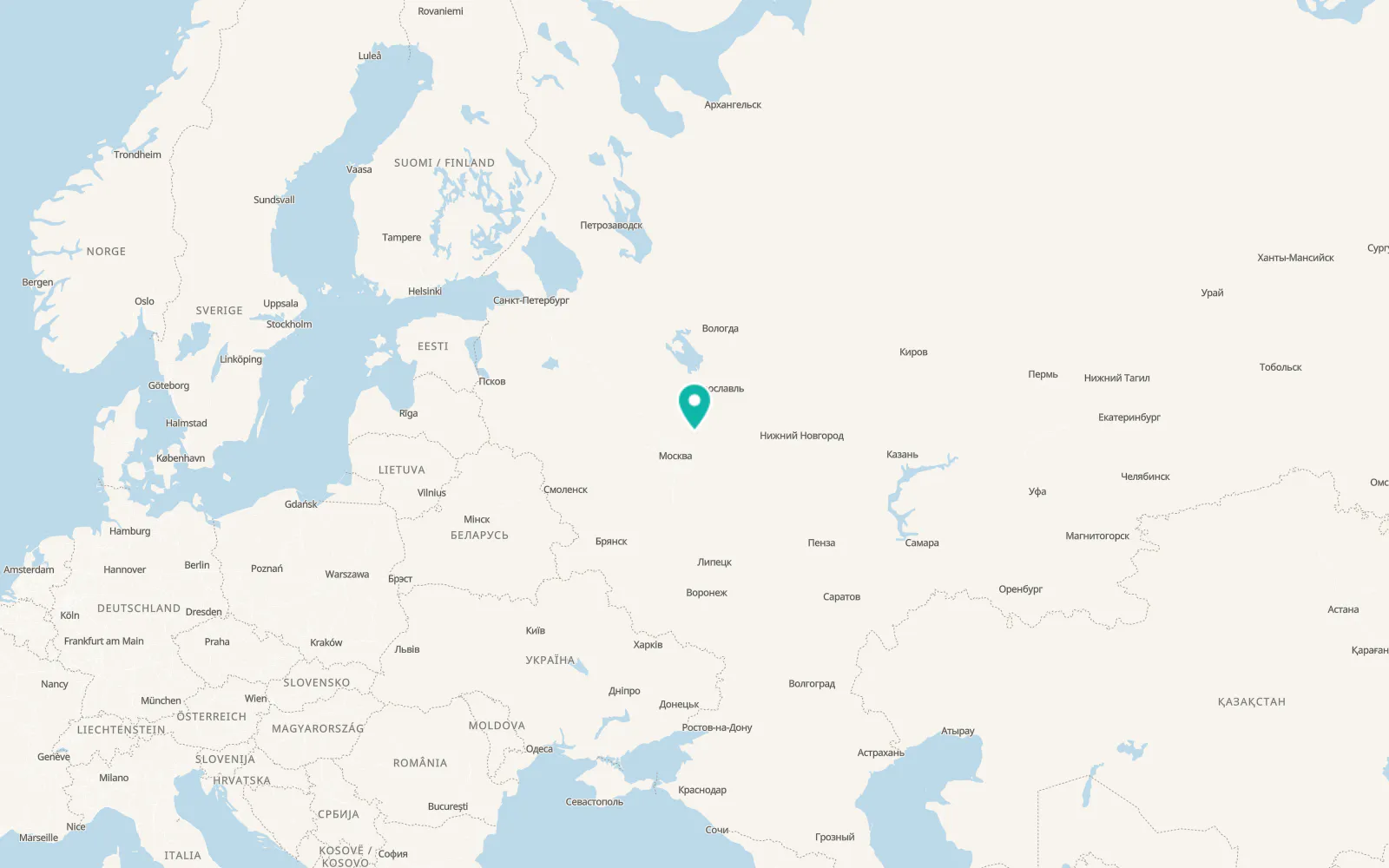 Map of Strunino