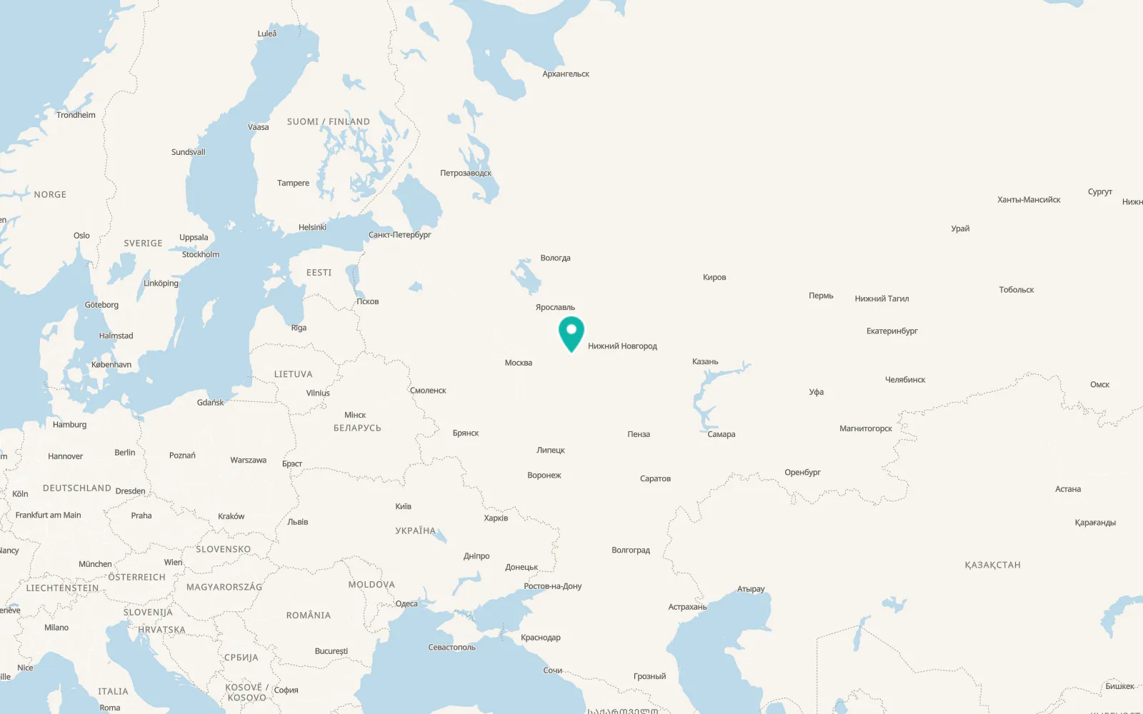 Map of Sudogda