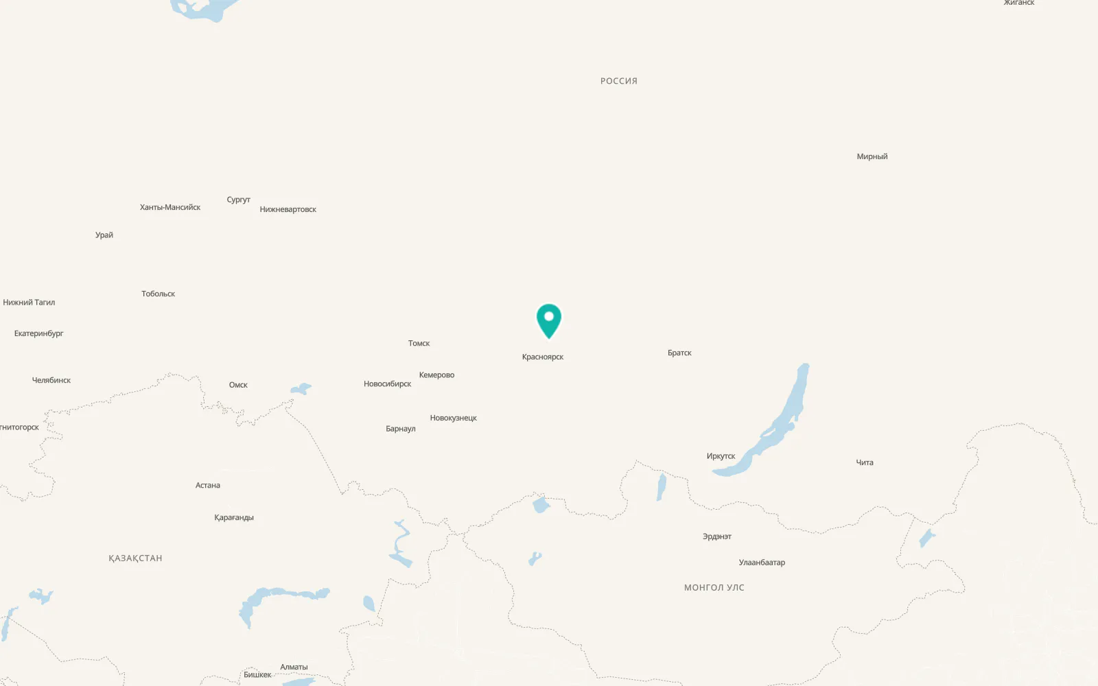 Map of Sukhobuzimskoye