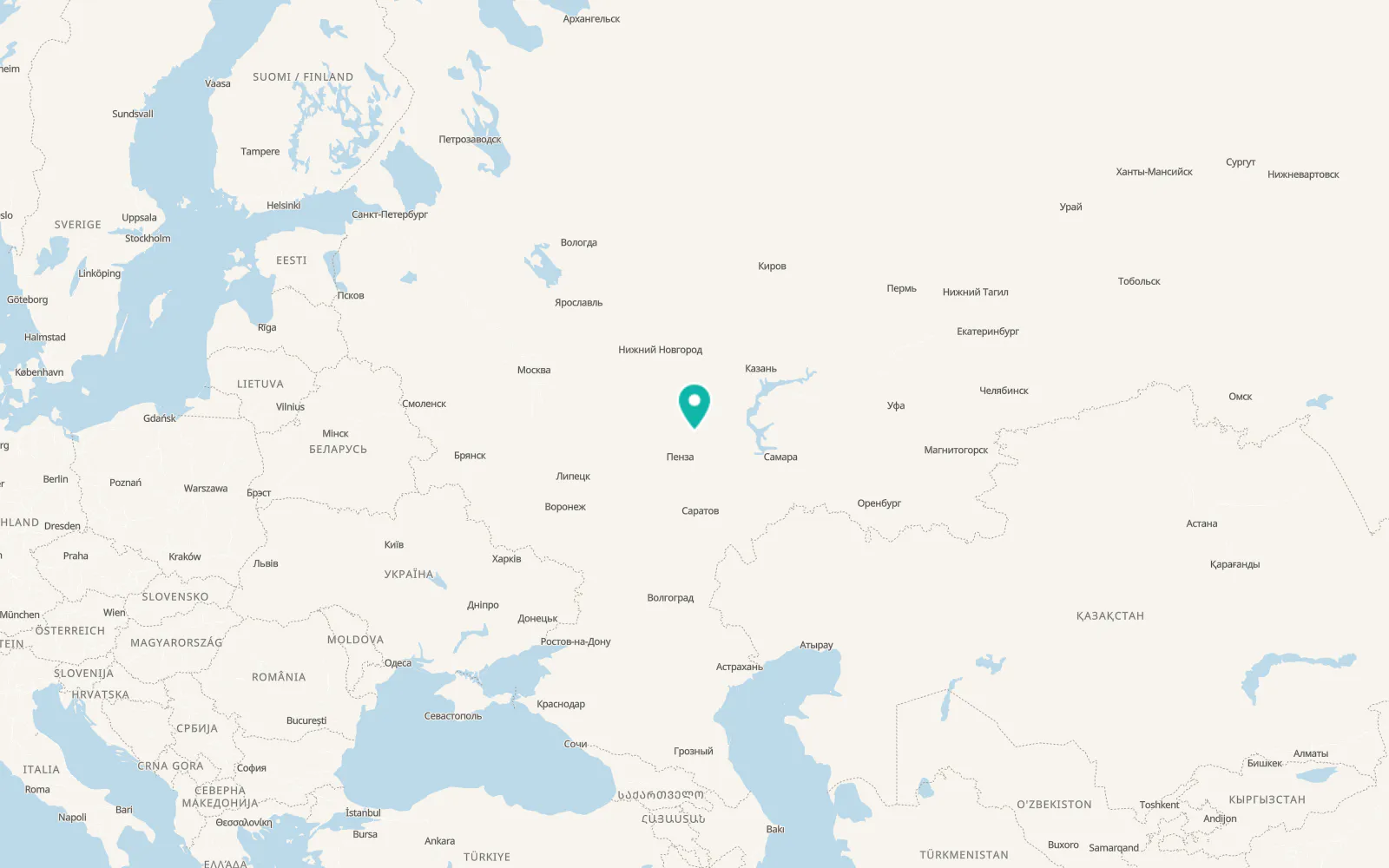 Map of Sura